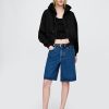Felpa con cappuccio e zip intera VintageSoft Wedge