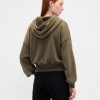 Felpa con cappuccio e zip intera VintageSoft Wedge