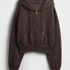 Felpa con cappuccio e zip intera VintageSoft Wedge Felpa con cappuccio e zip intera VintageSoft Wedge