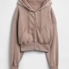 Felpa con cappuccio e zip intera VintageSoft Wedge