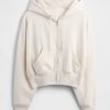 Felpa con cappuccio e zip intera VintageSoft Wedge
