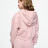 Felpa con cappuccio e zip VintageSoft Crop per bambini Felpa con cappuccio e zip VintageSoft Crop per bambini