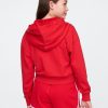 Felpa con cappuccio e zip VintageSoft Crop per bambini Felpa con cappuccio e zip VintageSoft Crop per bambini