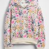 Felpa con cappuccio floreale rilassata VintageSoft per bambini Felpa con cappuccio floreale rilassata VintageSoft per bambini