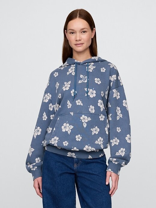 Felpa con cappuccio grafica Lilo & Stitch per adulti in spugna francese pesante Felpa con cappuccio grafica Lilo & Stitch per adulti in spugna francese pesante