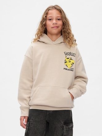 Felpa con cappuccio grafica per bambini
