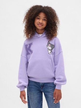 Felpa con cappuccio grafica VintageSoft per bambini