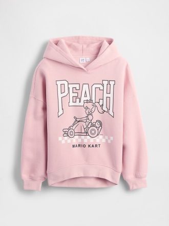 Felpa con cappuccio grafica VintageSoft per bambini