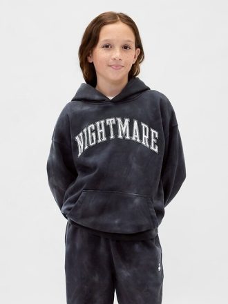 Felpa con cappuccio grafica VintageSoft per bambini Gap × Disney Tim Burton’s The Nightmare Before Christmas
