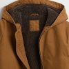Felpa con cappuccio in denim di tela con fodera in sherpa per bambini Felpa con cappuccio in denim di tela con fodera in sherpa per bambini