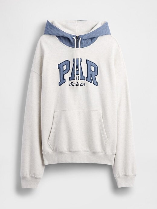 Felpa con cappuccio in spugna francese pesante per adulti Gap × Malbon con logo Felpa con cappuccio in spugna francese pesante per adulti Gap × Malbon con logo