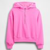 Felpa con cappuccio mezza zip VintageSoft per bambini Felpa con cappuccio mezza zip VintageSoft per bambini
