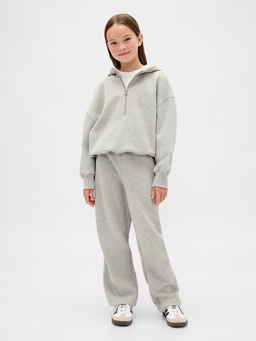 Felpa con cappuccio mezza zip VintageSoft per bambini Felpa con cappuccio mezza zip VintageSoft per bambini