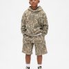Felpa con cappuccio mimetica rilassata VintageSoft per bambini