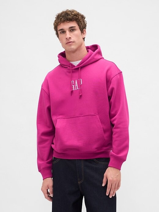 Felpa con cappuccio oversize con logo pesante Felpa con cappuccio oversize con logo pesante