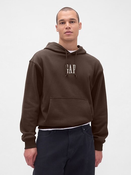 Felpa con cappuccio oversize con logo pesante Felpa con cappuccio oversize con logo pesante