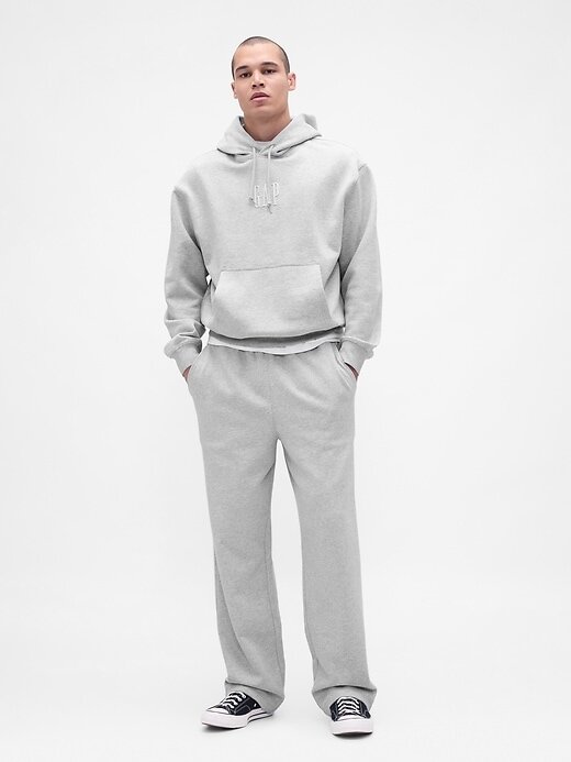 Felpa con cappuccio oversize con logo pesante Felpa con cappuccio oversize con logo pesante