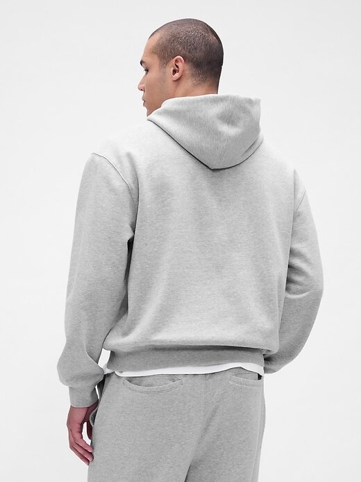 Felpa con cappuccio oversize con logo pesante Felpa con cappuccio oversize con logo pesante