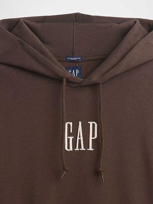 Felpa con cappuccio oversize con logo pesante Felpa con cappuccio oversize con logo pesante