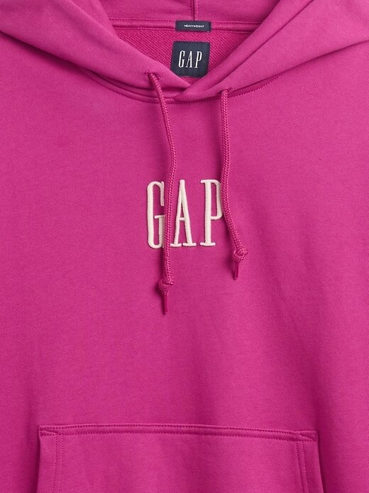 Felpa con cappuccio oversize con logo pesante Felpa con cappuccio oversize con logo pesante
