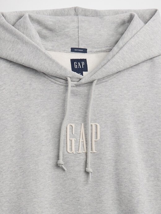 Felpa con cappuccio oversize con logo pesante Felpa con cappuccio oversize con logo pesante