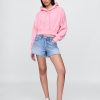 Felpa con cappuccio oversize French Terry Felpa con cappuccio oversize French Terry