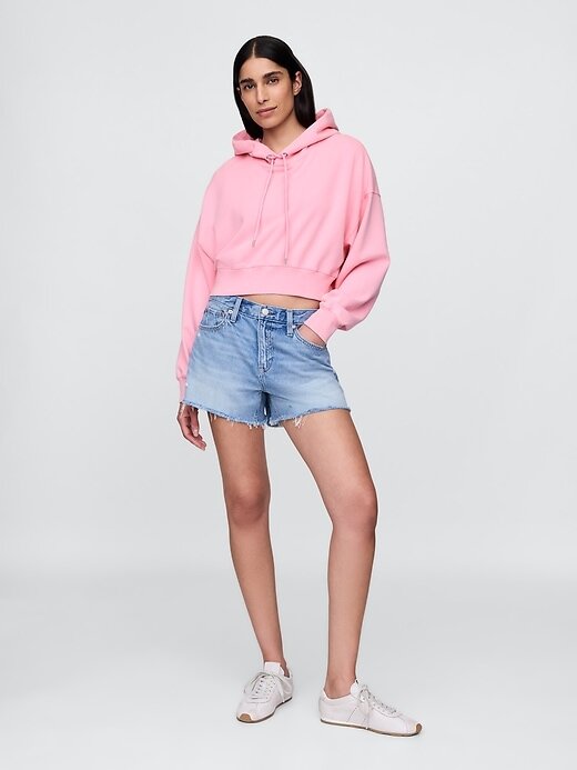 Felpa con cappuccio oversize French Terry Felpa con cappuccio oversize French Terry