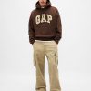 Felpa con cappuccio oversize in French Terry extra pesante con logo Felpa con cappuccio oversize in French Terry extra pesante con logo