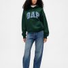 Felpa con cappuccio oversize in French Terry extra pesante con logo Felpa con cappuccio oversize in French Terry extra pesante con logo