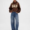Felpa con cappuccio oversize in French Terry extra pesante con logo Felpa con cappuccio oversize in French Terry extra pesante con logo