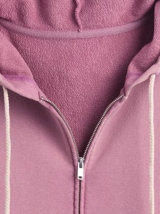 Felpa con cappuccio oversize in French Terry pesante