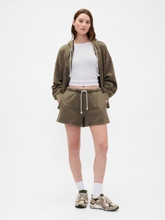 Pantaloncini da tuta in spugna francese pesante da 3″