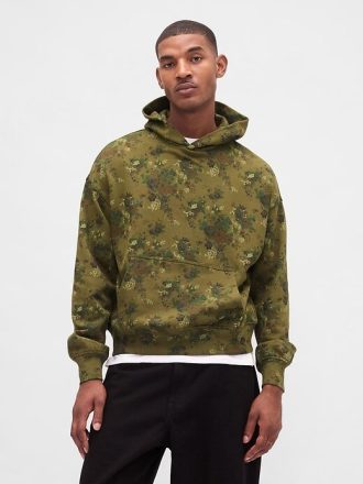 Felpa con cappuccio oversize pesante