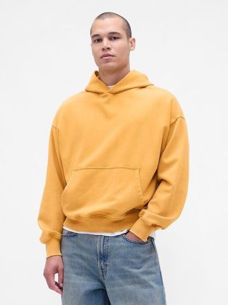 Felpa con cappuccio oversize pesante