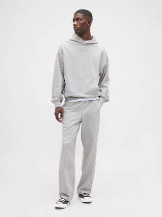 Felpa con cappuccio oversize pesante
