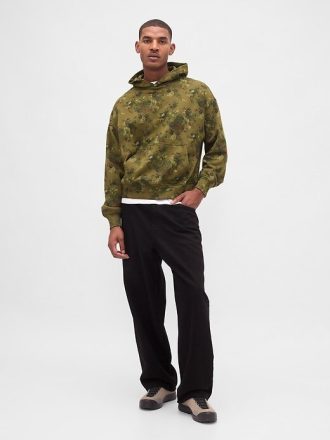 Felpa con cappuccio oversize pesante