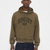 Felpa con cappuccio oversize pesante con logo Felpa con cappuccio oversize pesante con logo