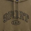 Felpa con cappuccio oversize pesante con logo Felpa con cappuccio oversize pesante con logo