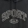 Felpa con cappuccio oversize pesante con logo Felpa con cappuccio oversize pesante con logo