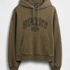 Felpa con cappuccio oversize pesante con logo Felpa con cappuccio oversize pesante con logo