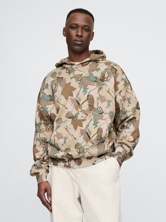 Felpa con cappuccio oversize pesante per adulti