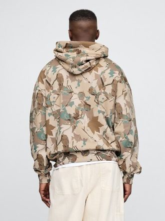 Felpa con cappuccio oversize pesante per adulti
