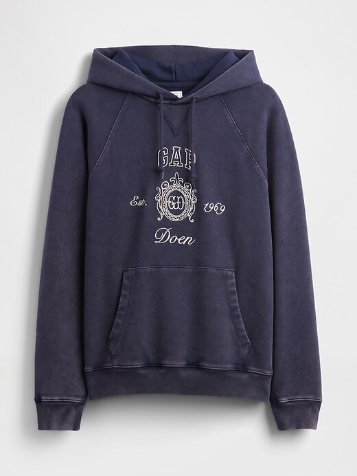 Felpa con cappuccio raglan con logo Gap × DÔEN per adulti Felpa con cappuccio raglan con logo Gap × DÔEN per adulti