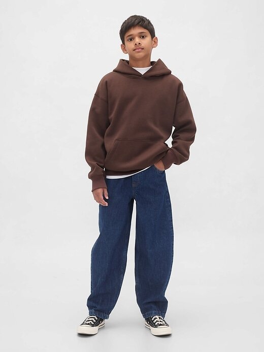 Felpa con cappuccio rilassata VintageSoft per bambini Felpa con cappuccio rilassata VintageSoft per bambini