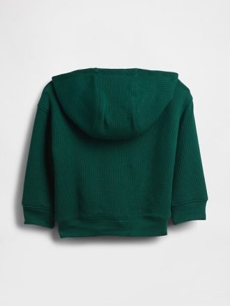 Felpa con cappuccio termica con cerniera e fodera in sherpa per neonati e bambini piccoli