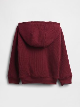 Felpa con cappuccio termica con cerniera e fodera in sherpa per neonati e bambini piccoli