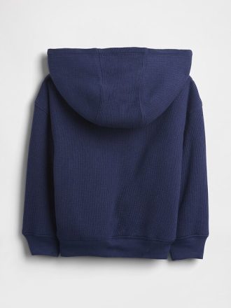 Felpa con cappuccio termica con cerniera e fodera in sherpa per neonati e bambini piccoli