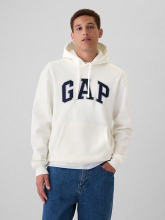 Felpa con cappuccio VintageSoft Arch Logo per adulti
