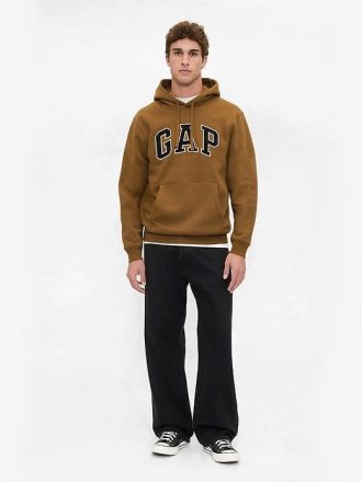 Felpa con cappuccio VintageSoft Arch Logo per adulti
