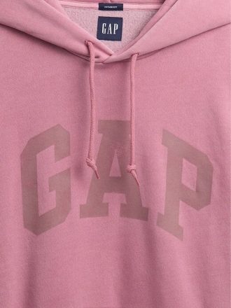 Felpa con cappuccio VintageSoft Arch Logo per adulti